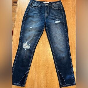 KanCan Dark Blue Distressed Skinny Jeans